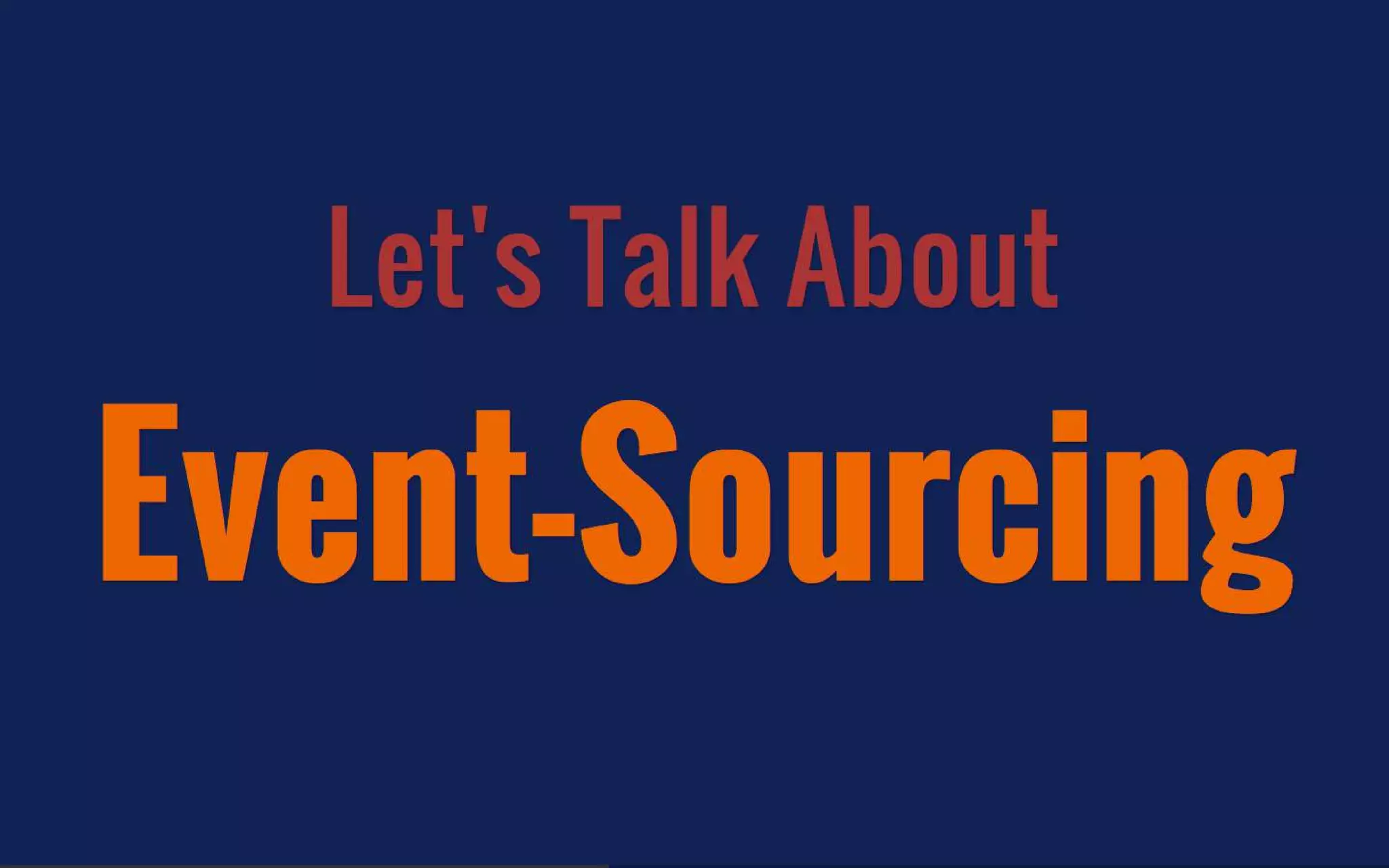 Everyone's Guide to States, Events and Async-Messaging for Microservices