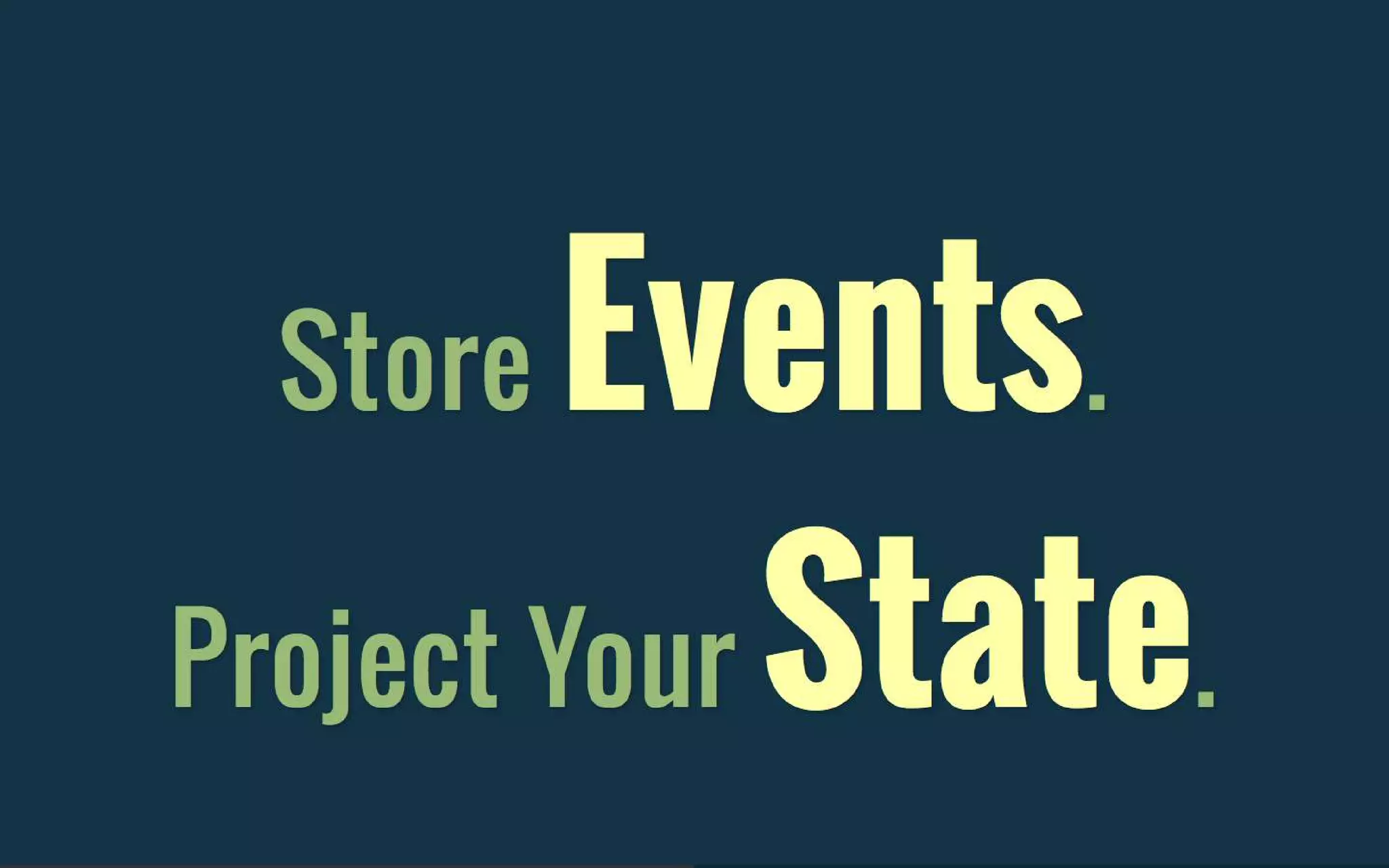 Everyone's Guide to States, Events and Async-Messaging for Microservices