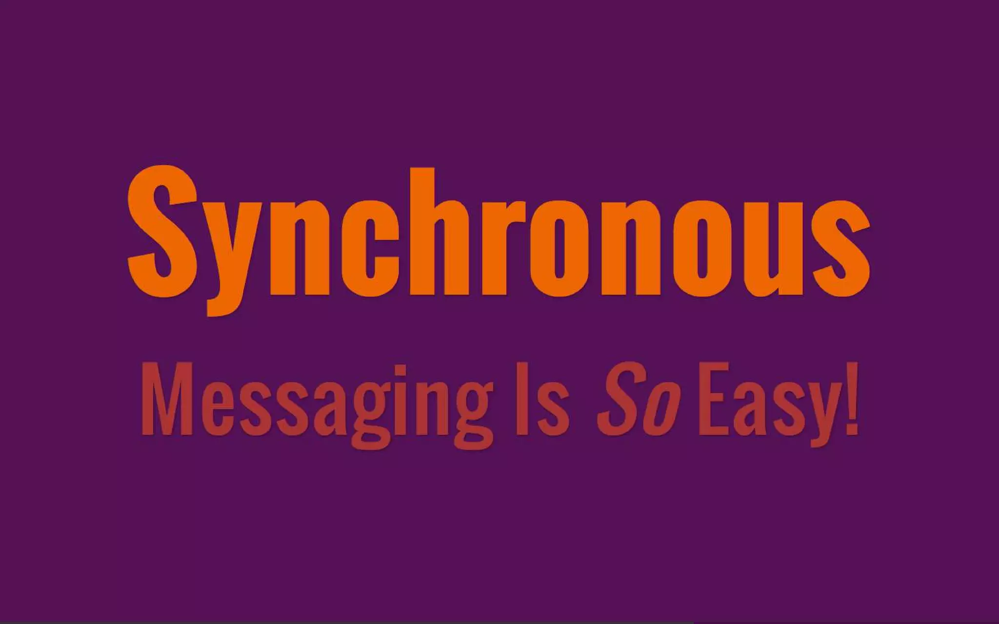 Everyone's Guide to States, Events and Async-Messaging for Microservices