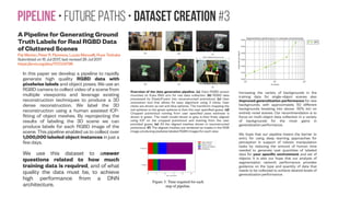 Pipeline • Future paths • ConvNet Architecture • DenseNet #1
To ensure maximum information flow between layers in the network, we connect all layers (with matching feature-map
sizes) directly with each other. To preserve the feed-forward nature, each layer obtains additional inputs from all
preceding layers and passes on its own feature-maps to all subsequent layers.
Implicit Deep Supervision. One explanation for the improved accuracy of dense convolutional networks may be that
individual layers receive additional supervision from the loss function through the shorter connections. One can
interpret DenseNets to perform a kind of “deep supervision”. The benefits of deep supervision have previously been
shown in deeply-supervised nets (DSN; Lee et al. 2014), which have classifiers attached to every hidden layer, enforcing
the intermediate layers to learn discriminative features.
https://arxiv.org/abs/1611.09326
 