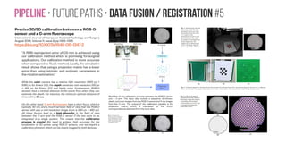 Pipeline • Future paths • Geometric Deep Learning #2
Bronstein et al. (July 2017): “The non-Euclidean nature of data
implies that there are no such familiar properties as global
parameterization, common system of coordinates, vector space
structure, or shift-invariance. Consequently, basic operations like
convolution that are taken for granted in the Euclidean case are even
not well defined on non-Euclidean domains.”
“First attempts to generalize neural networks to graphs we are aware of
are due to Mori et al. (2005) who proposed a scheme combining
recurrent neural networks and random walk models. This approach
went almost unnoticed, re-emerging in a modern form in
Suhkbaatar et al. (2016) and Li et al. (2015) due to the renewed recent
interest in deep learning.”
“In a parallel effort in the computer vision and graphics community,
Masci et al. (2015) showed the first CNN model on meshed surfaces,
resorting to a spatial definition of the convolution operation based on
local intrinsic patches. Among other applications, such models were
shown to achieve state-of-the-art performance in finding
correspondence between deformable 3D shapes. Followup works
proposed different construction of intrinsic patches on point clouds
Boscaini et al. (2016)a,b and general graphs Monti et al. (2016).”
In calculus, the notion of derivative describes
how the value of a function changes with an
infinitesimal change of its argument. One of the
big differences distinguishing classical calculus
from differential geometry is a lack of vector
space structure on the manifold, prohibiting us
from naïvely using expressions like f(x+dx). The
conceptual leap that is required to generalize
such notions to manifolds is the need to work
locally in the tangent space.
Physically, a tangent vector field can be
thought of as a flow of material on a manifold.
The divergence measures the net flow of a field
at a point, allowing to distinguish between field
‘sources’ and ‘sinks’. Finally, the Laplacian (or
Laplace-Beltrami operator in differential
geometric jargon)
“A centerpiece of classical Euclidean signal processing is the property of the Fourier
transform diagonalizing the convolution operator, colloquially referred to as the
Convolution Theorem. This property allows to express the convolution f⋆g of two
functions in the spectral domain as the element-wise product of their Fourier transforms.
Unfortunately, in the non-Euclidean case we cannot even define the operation x-x’ on the
manifold or graph, so the notion of convolution does not directly extend to this case.
 