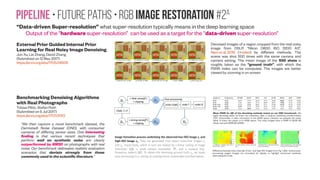 Geometric DNNs • implementation options in practice #1: GVNN
ankurhanda/gvnn
Insights gvnn: Geometric Vision with Neural
Networks
gvnn is primarily intended for self-supervised
learning using low-level vision. It is inspired by the
Spatial Transformer Networks (STN) paper that
appeared in NIPS in 2015 and its open source code
made available by Maxime Oquab. The code is self
contained i.e. the original implementation of STN by
Maxime is also within the repository.
STs were mainly limited to applying only 2D
transformations to the input. We added a new set of
transformations often needed for manipulating
data in 3D geometric computer vision. These
include the 3D counterparts of what were used in
original STN together with a lot more new
transformations and different M-estimators.
SO3 Layer
Rotations are represented as so(3) 3-vector. This vector is turned into rotation matrix via the exponential
map. For a more detailed view of the so(3) representation and exponential map read this tutorial from Ethan
Eade: Lie-Algebra Tutorial. This is what the exponential map is Exponential Map. Also, Tom Drummond's
notes on Lie-Algebra are a great source to learn about exponential maps Tom Drummond's notes. The
reason for choosing so3 representation is mainly due to its appealing properties when linearising rotations
(via Taylor series expansion) for iterative image alignment via classic linearise-solve-update rule. The figure
below shows how linearisation for SO3 is fitting a local plane on the sphere
Optical Flow
Lens Distortion
Projection Layer
 