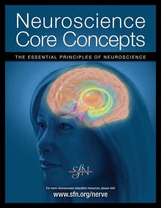 Neuroscience
Core Concepts
the essential principles of neuroscience




         For more neuroscience education resources, please visit

              www.sfn.org/nerve
 