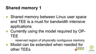Tee Kernel Module SFO15-200: Linux kernel generic TEE driver | PDF