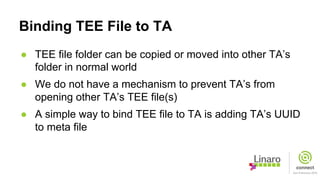 Secure Storage — Op-Tee Documentation Documentation – EGKPK