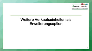 32
Weitere Verkaufseinheiten als
Erweiterungsoption
 