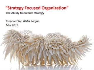 Strategy Focused Organization concept outline