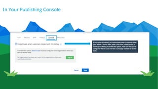 In Your Publishing Console
 