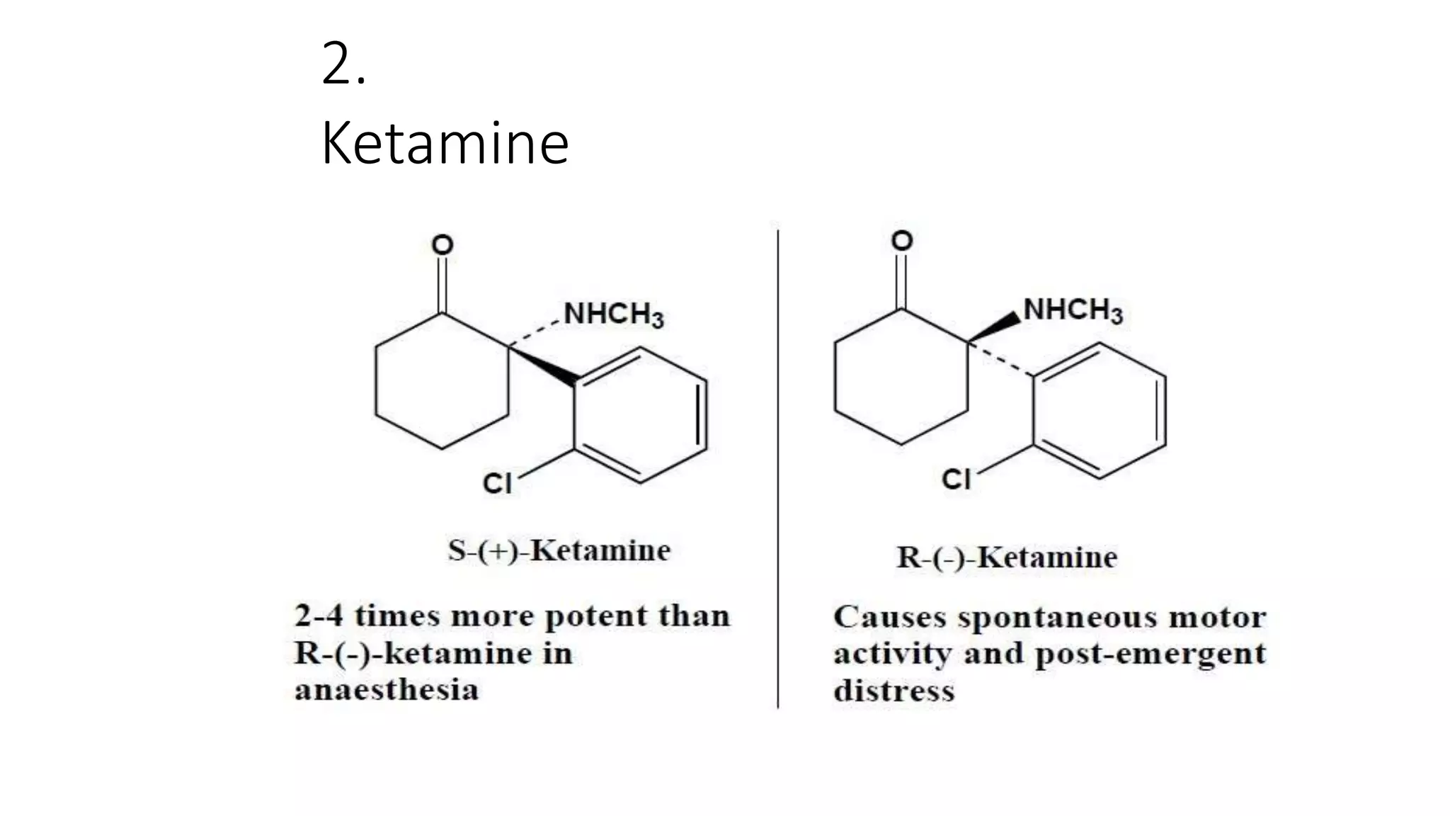 2.
Ketamine
 
