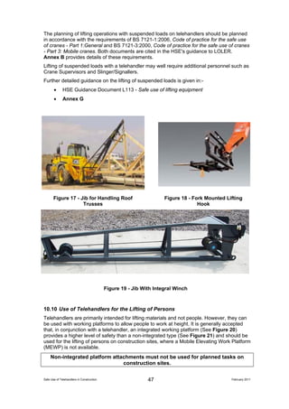The Safe use of Telehandlers In Construction 110210 A | PDF