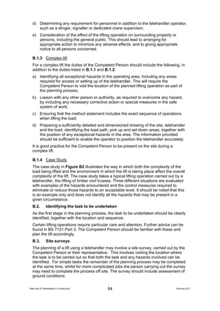 The Safe use of Telehandlers In Construction 110210 A | PDF