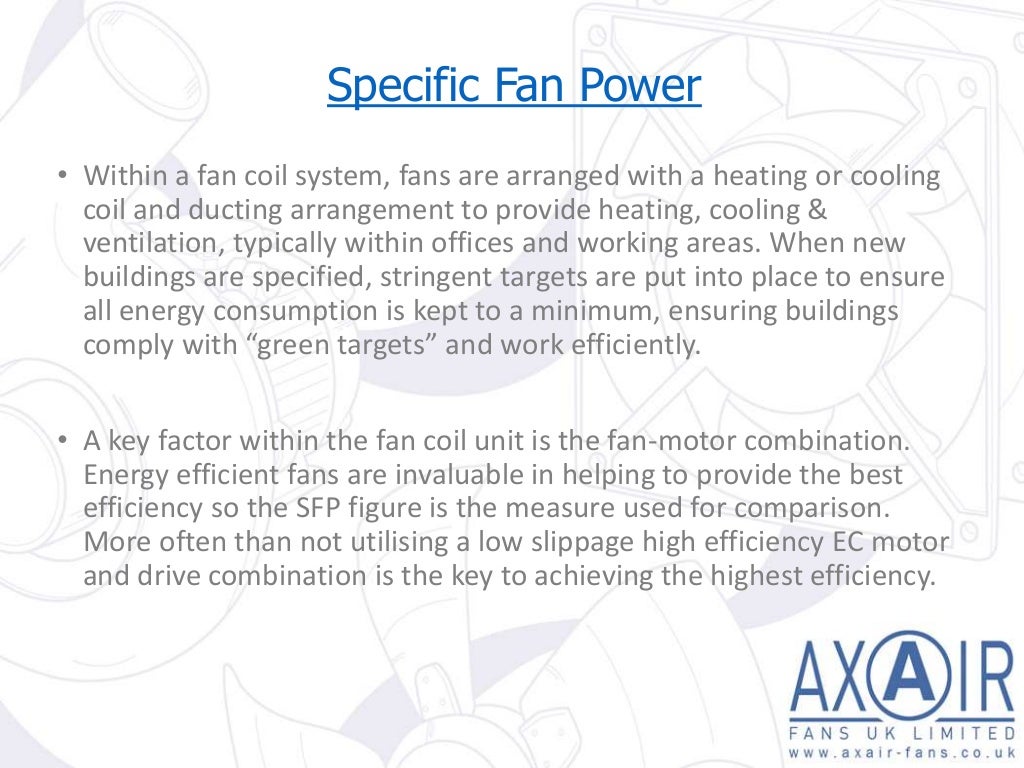 Understanding Specific Fan Power