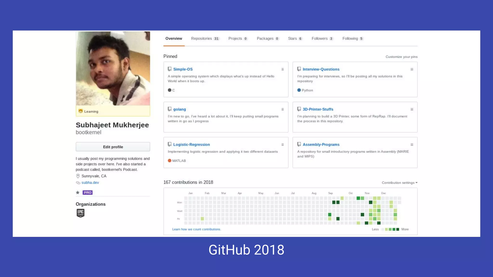 GitHub 2018 