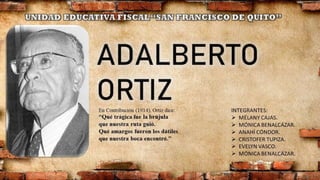 ADALBERTO ORTIZ.- SAN FRANCISCO DE QUITO