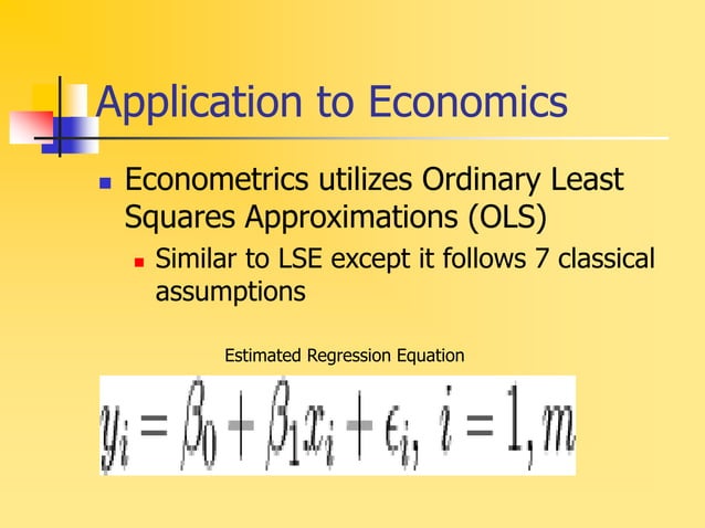 linear Algebra least squares | PPT