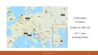 25 Developers
9 Countries
FLOSS, LE, SME, UG
C/C++, Java,
JavaScript, Python
7© 2020 IVAN PASHCHENKO. CC BY
 