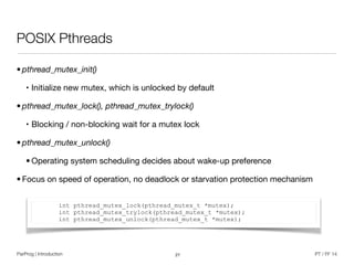 Operating Systems 1 (8/12) - Concurrency | PDF