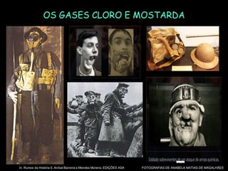 OS GASES CLORO E MOSTARDA
In Rumos da História 9, Aníbal Barreira e Mendes Moreira, EDIÇÕES ASA FOTOGRAFIAS DE ANABELA MATIAS DE MAGALHÃES
 