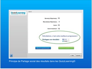 !
!
!
!
!
!
!
!
!
!
!
Principe de Partage social des résultats dans les QuizzLearning©!
 