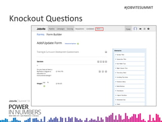 Knockout	
  Ques:ons	
  
 