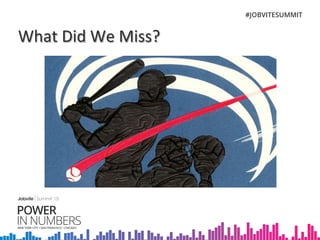 What	
  Did	
  We	
  Miss?	
  
 