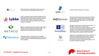 Swiss Finance + Technology Association Directory