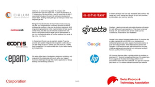9/71Association
Swiss Sustainable Finance (SSF) promotes sustainability in the Swiss
financial market and strengthen Switzerland's position as a leading
worldwide centre for sustainable finance. SSF brings together
financial and non-financial service providers, investors, universities
& business schools, public sector entities and other interested
organisations, providing a platform to foster the integration of
sustainability principles into all financial services.
The Zurich Banking Association represents the interests of the
financial center to authorities, politicians, and the public. With its
commitment to education and information, it aims to help ensure
Zurich remains a financial center of world importance in the future.
50 banks are members, representing a total of 50,000 employees.
The leading local insurance companies are also members.
 