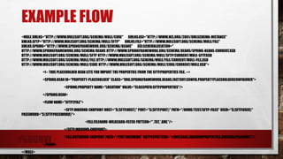 EXAMPLE FLOW
<MULE XMLNS="HTTP://WWW.MULESOFT.ORG/SCHEMA/MULE/CORE" XMLNS:XSI="HTTP://WWW.W3.ORG/2001/XMLSCHEMA-INSTANCE"
XMLNS:SFTP="HTTP://WWW.MULESOFT.ORG/SCHEMA/MULE/SFTP" XMLNS:FILE="HTTP://WWW.MULESOFT.ORG/SCHEMA/MULE/FILE"
XMLNS:SPRING="HTTP://WWW.SPRINGFRAMEWORK.ORG/SCHEMA/BEANS" XSI:SCHEMALOCATION="
HTTP://WWW.SPRINGFRAMEWORK.ORG/SCHEMA/BEANS HTTP://WWW.SPRINGFRAMEWORK.ORG/SCHEMA/BEANS/SPRING-BEANS-CURRENT.XSD
HTTP://WWW.MULESOFT.ORG/SCHEMA/MULE/SFTP HTTP://WWW.MULESOFT.ORG/SCHEMA/MULE/SFTP/CURRENT/MULE-SFTP.XSD
HTTP://WWW.MULESOFT.ORG/SCHEMA/MULE/FILE HTTP://WWW.MULESOFT.ORG/SCHEMA/MULE/FILE/CURRENT/MULE-FILE.XSD
HTTP://WWW.MULESOFT.ORG/SCHEMA/MULE/CORE HTTP://WWW.MULESOFT.ORG/SCHEMA/MULE/CORE/CURRENT/MULE.XSD">
<!-- THIS PLACEHOLDER BEAN LETS YOU IMPORT THE PROPERTIES FROM THE SFTP.PROPERTIES FILE. -->
<SPRING:BEAN ID="PROPERTY-PLACEHOLDER" CLASS="ORG.SPRINGFRAMEWORK.BEANS.FACTORY.CONFIG.PROPERTYPLACEHOLDERCONFIGURER">
<SPRING:PROPERTY NAME="LOCATION" VALUE="CLASSPATH:SFTP.PROPERTIES"/>
</SPRING:BEAN>
<FLOW NAME="SFTP2FILE">
<SFTP:INBOUND-ENDPOINT HOST="${SFTP.HOST}" PORT="${SFTP.PORT}" PATH="/HOME/TEST/SFTP-FILES" USER="${SFTP.USER}"
PASSWORD="${SFTP.PASSWORD}">
<FILE:FILENAME-WILDCARD-FILTER PATTERN="*.TXT,*.XML"/>
</SFTP:INBOUND-ENDPOINT>
<FILE:OUTBOUND-ENDPOINT PATH="/TMP/INCOMING" OUTPUTPATTERN="#[MESSAGE.INBOUNDPROPERTIES.ORIGINALFILENAME]"/>
</FLOW>
</MULE>
PRUDHVI
 