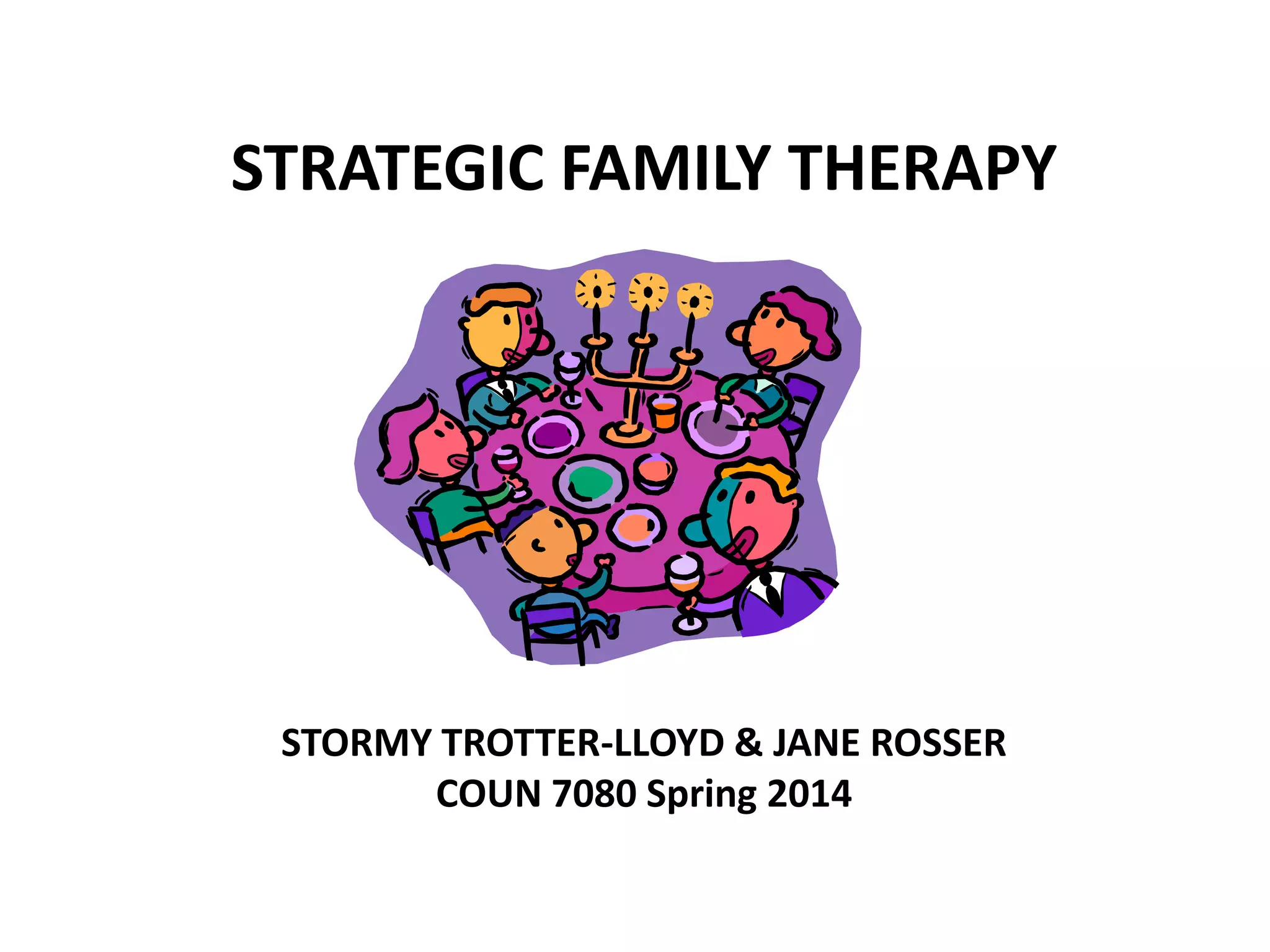 Strategic Family Therapy | PPTX