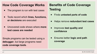 Software Testing - Software Testing and testing methods .pptx