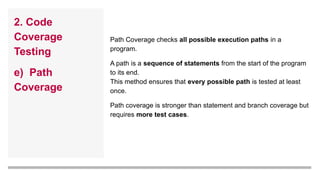 Software Testing - Software Testing and testing methods .pptx