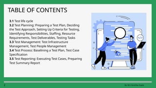 Comprehensive Guide to Software Test Management and Life Cycle | PPTX