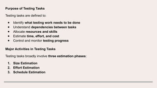 Test Task Examples Comprehensive Guide to Software Test Management and Life Cycle | PPTX