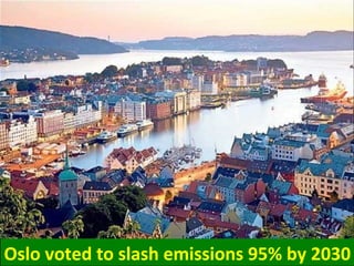 Oslo voted to slash emissions 95% by 2030
 