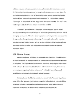 Sfu mba 2005 thesis   analysis internet advertising - g fawkes Slide 85