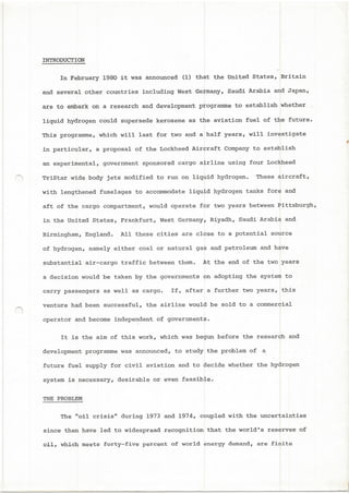 Hydrogen: A Future Aviation Fuel?