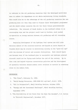 Hydrogen: A Future Aviation Fuel?