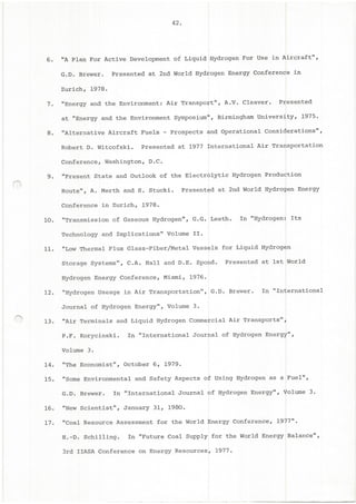 Hydrogen: A Future Aviation Fuel?