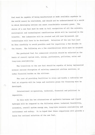 Hydrogen: A Future Aviation Fuel?