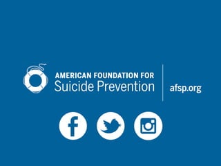 San Francisco VA Mental Health Summit: An Introduction to Suicide Prevention