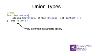 What's new in PHP 8.0? | PDF