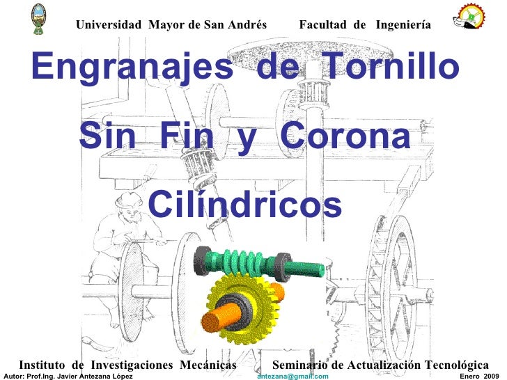 Tornillo sin fin corona