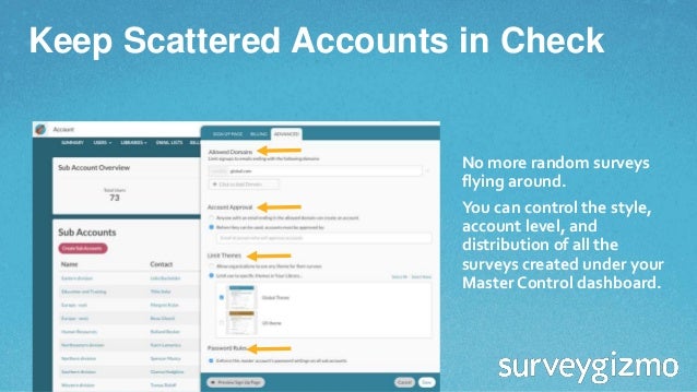 Control Survey Chaos with SurveyGizmo's Master Control ...