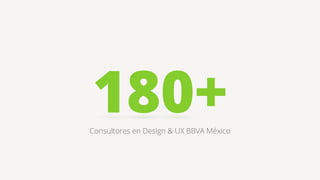 180+Consultores en Design & UX BBVA México
 