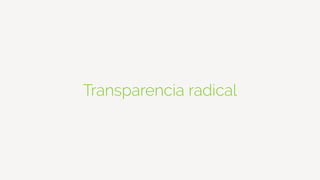 Transparencia radical
 