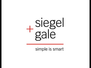 25
Simple
is smart.
www.siegelgale.com
 