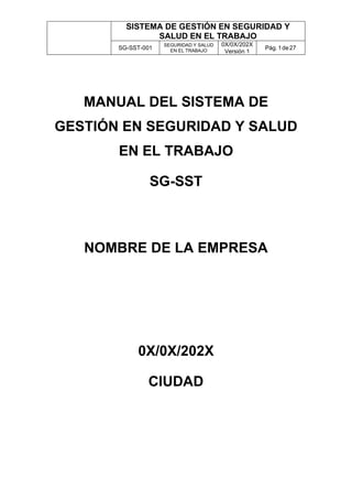 SG-SST-001 Sistema de Gestión y Seguridad Salud en el Trabajo.pdf