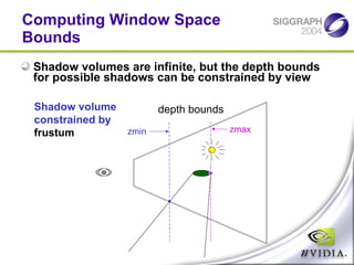 Shadow Depth Stacking Real-time Shadowing Techniques: Shadow Volumes | PPT