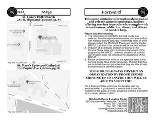 St. Luke’s UME Church
480 S. Highland (picture pg. 8)
St. Mary’s Episcopal Cathedral
700 Poplar Ave. (picture pg. 8)
Maps3...