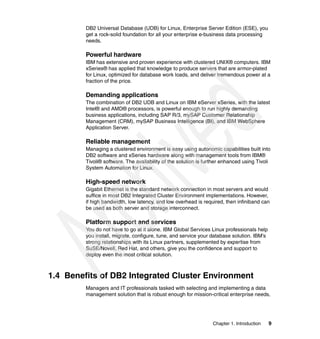 DB2 Integrated cluster enviorment deployement | PDF